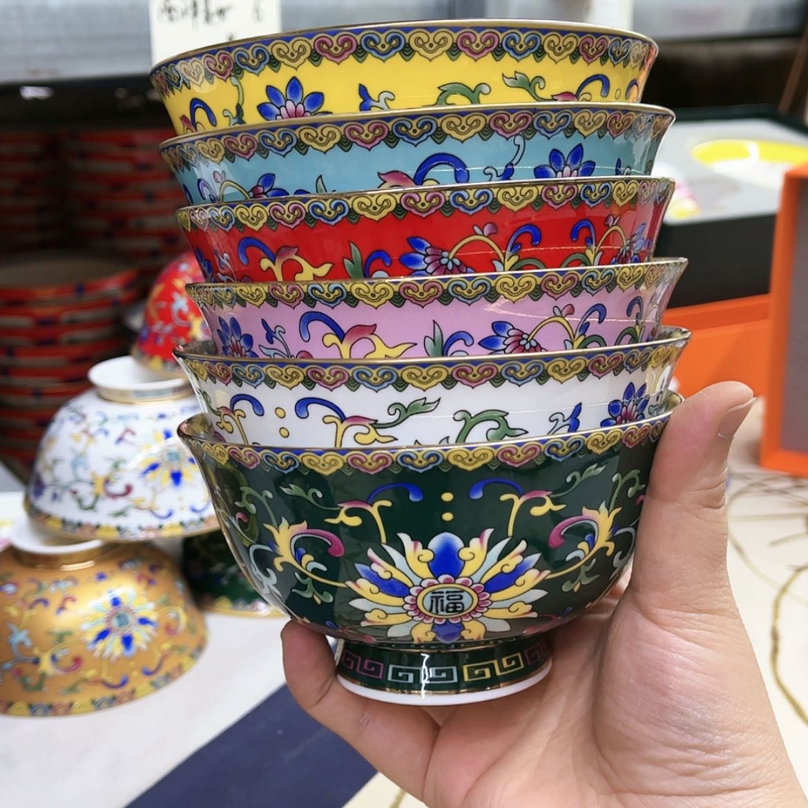 【闪购商品】珐琅4.5英寸6混。。。。。。