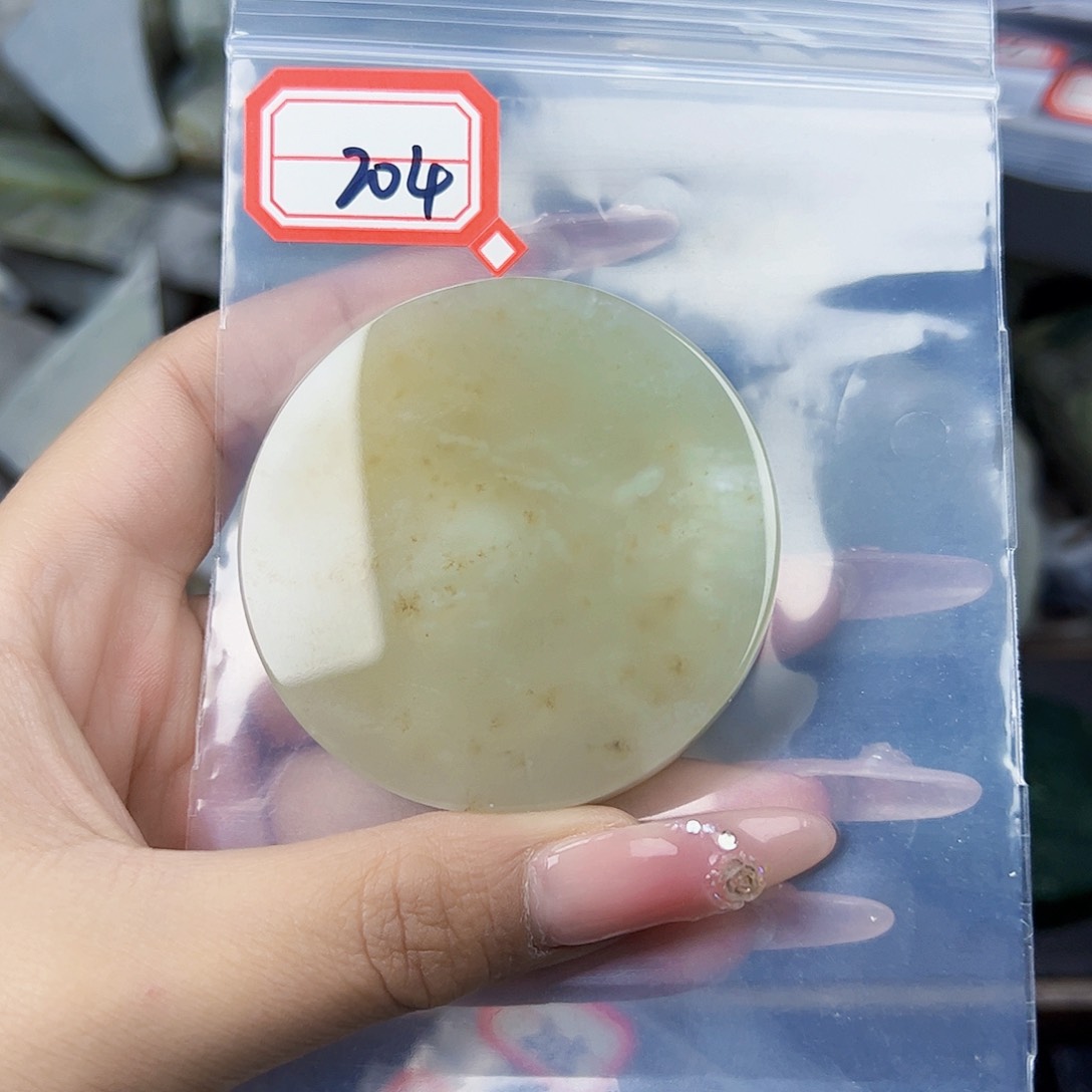 和田玉珠宝半成品未镶嵌