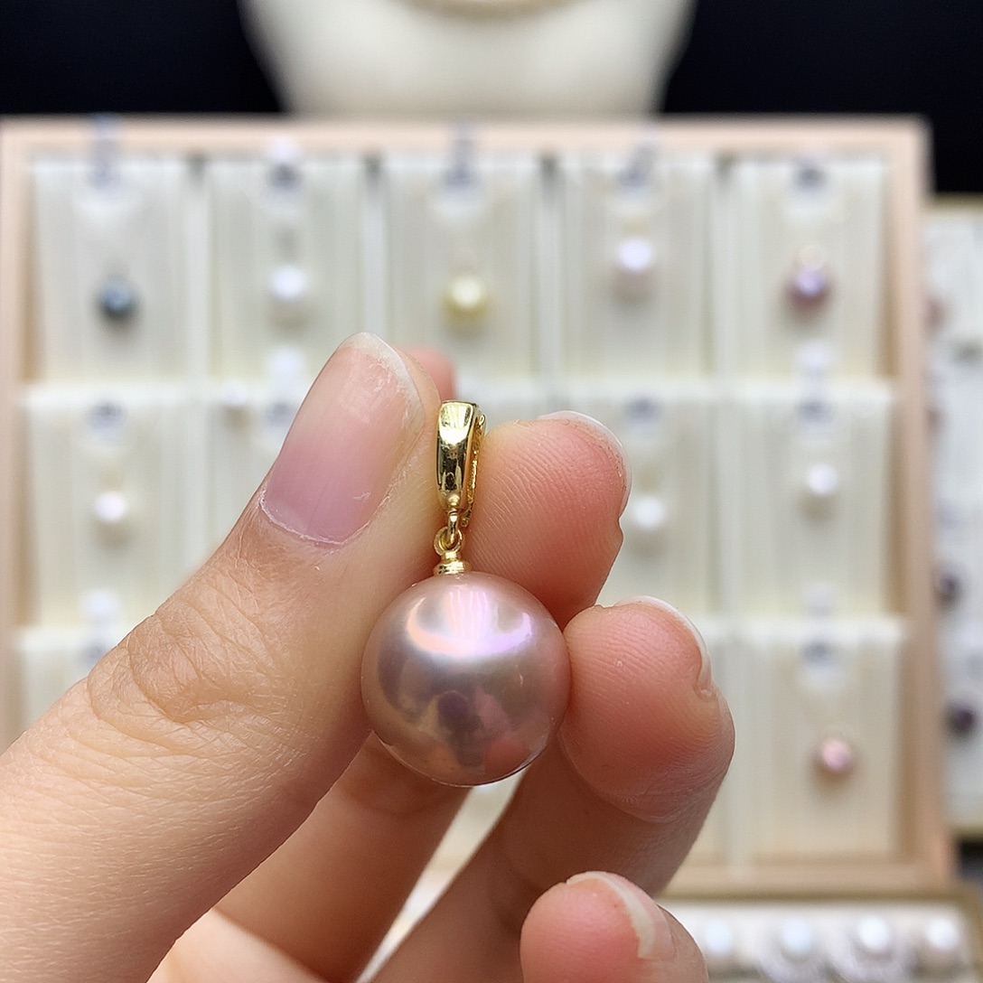 颈饰合金淡水珍珠