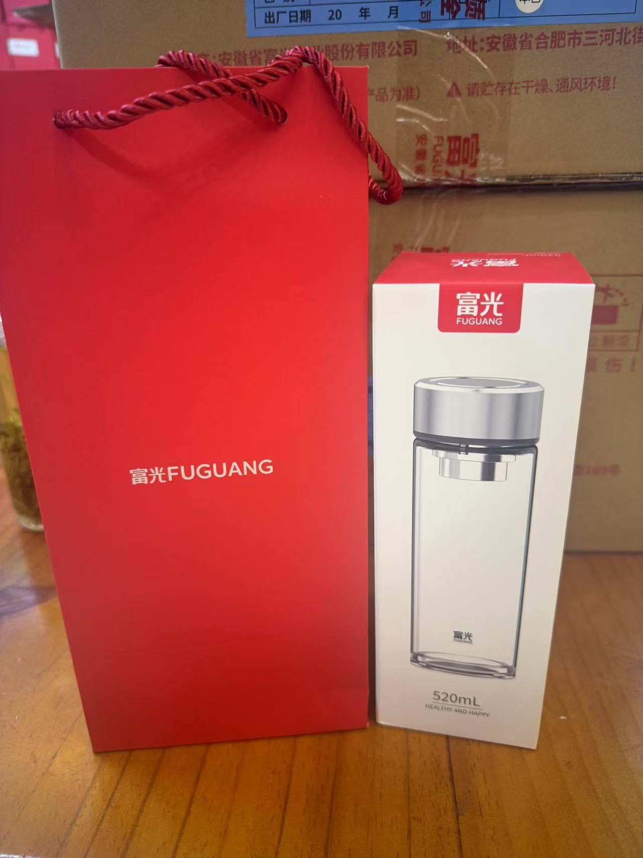 品牌富光高档玻璃杯