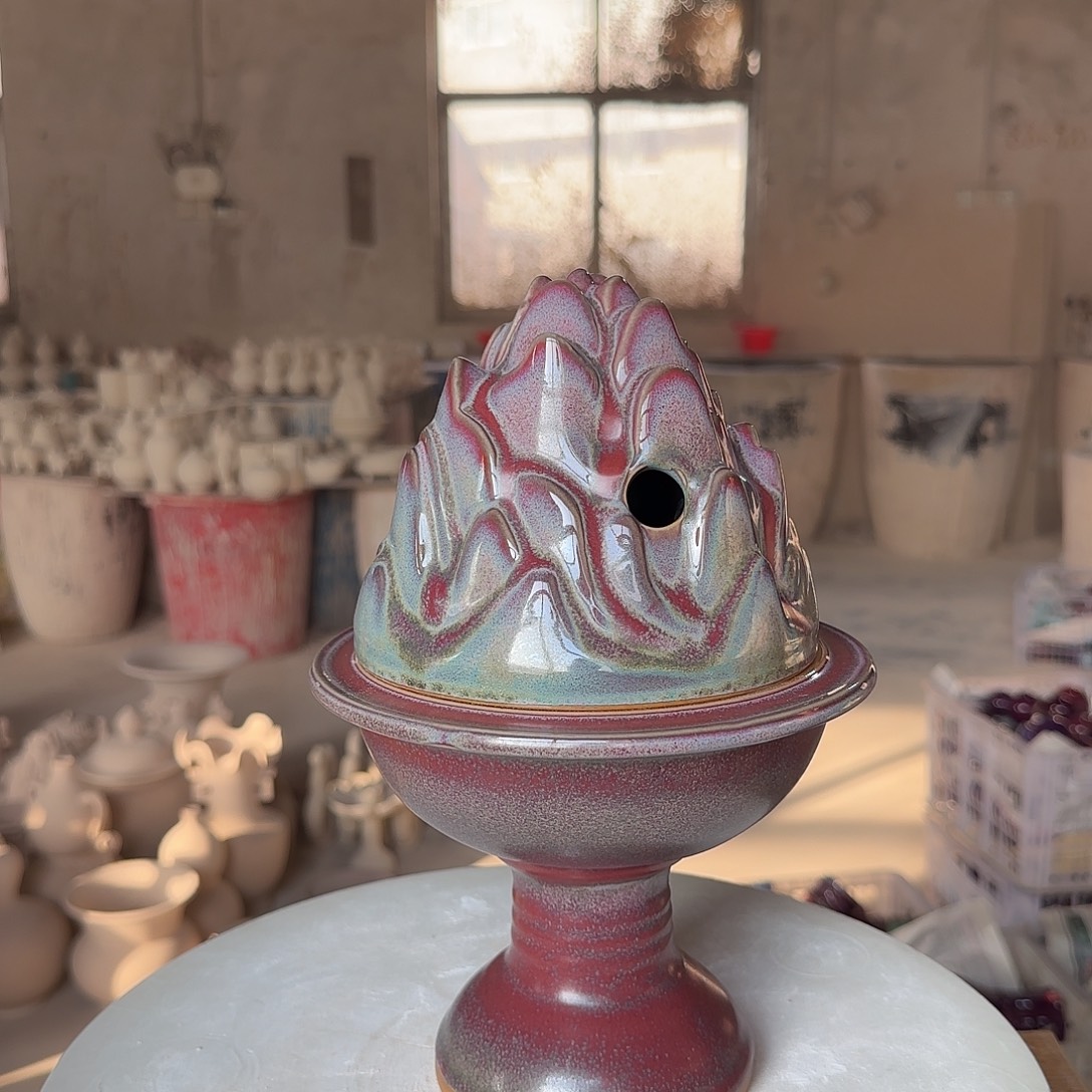 陶摆件郑家钧窑摆件