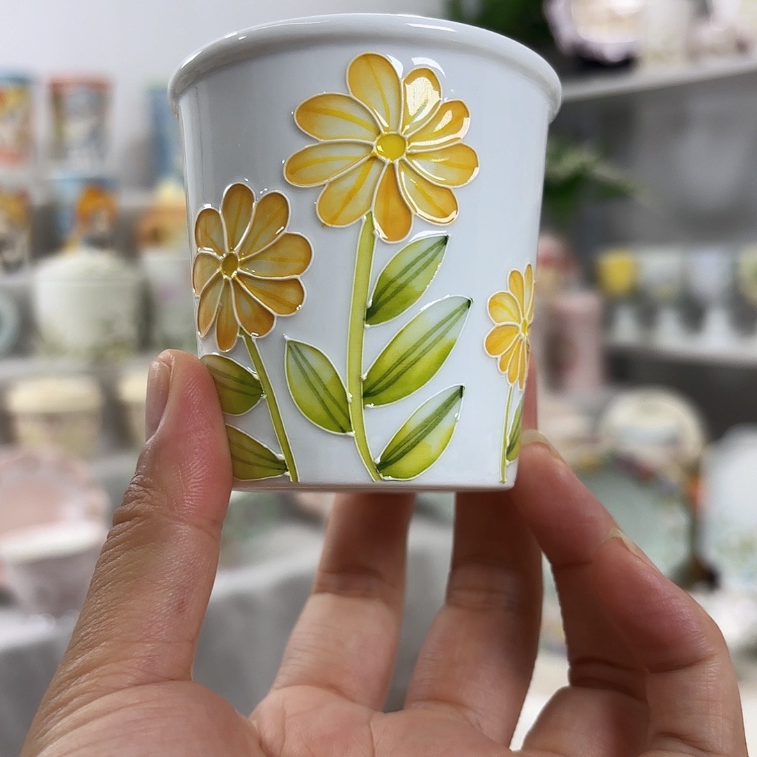 手绘高温釉下彩陶瓷