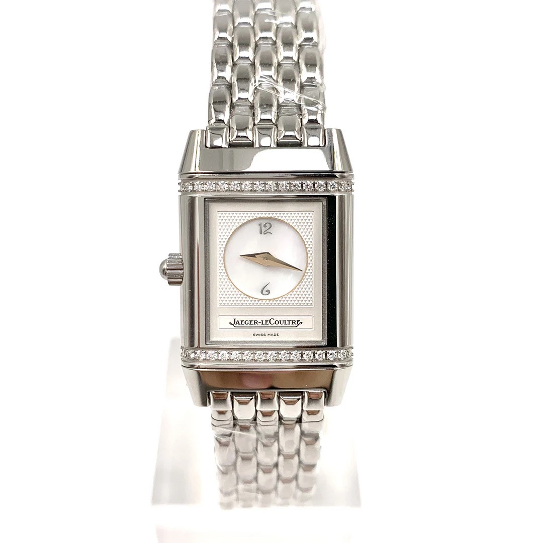 99新 Jaeger-LeCoultre/积家 翻转/原镶钻/手动机械/33X21mm/女款