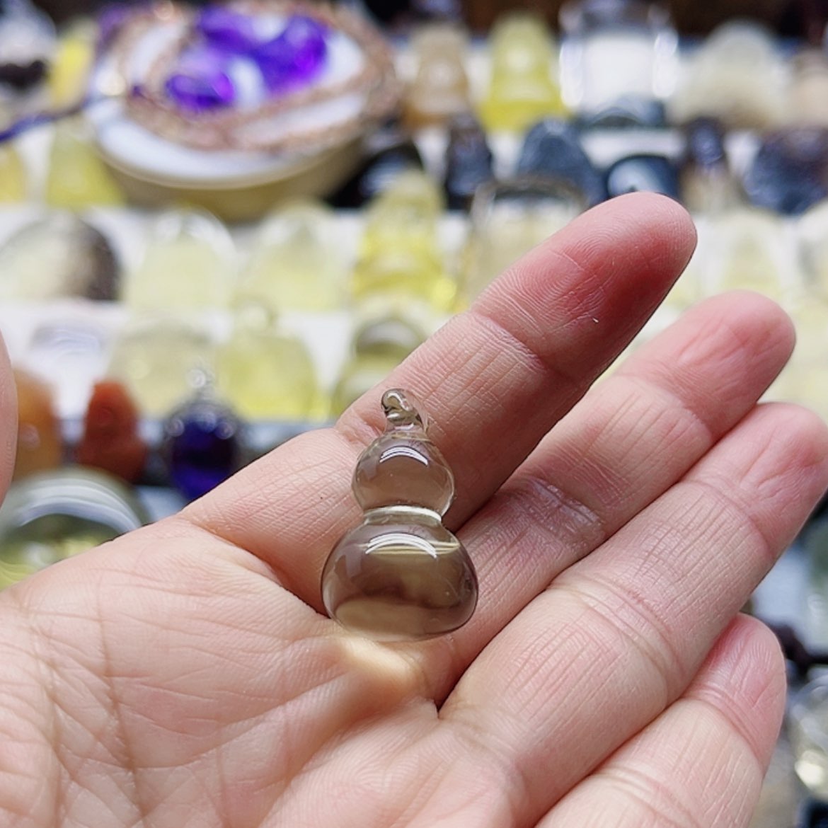 【闪购商品】水晶葫芦吊坠未镶嵌羊*羊