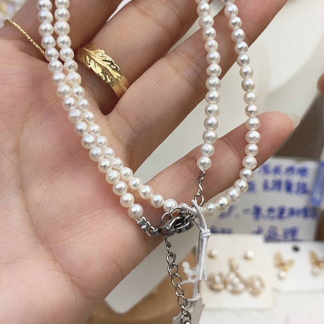 淡水珍珠钛钢颈饰