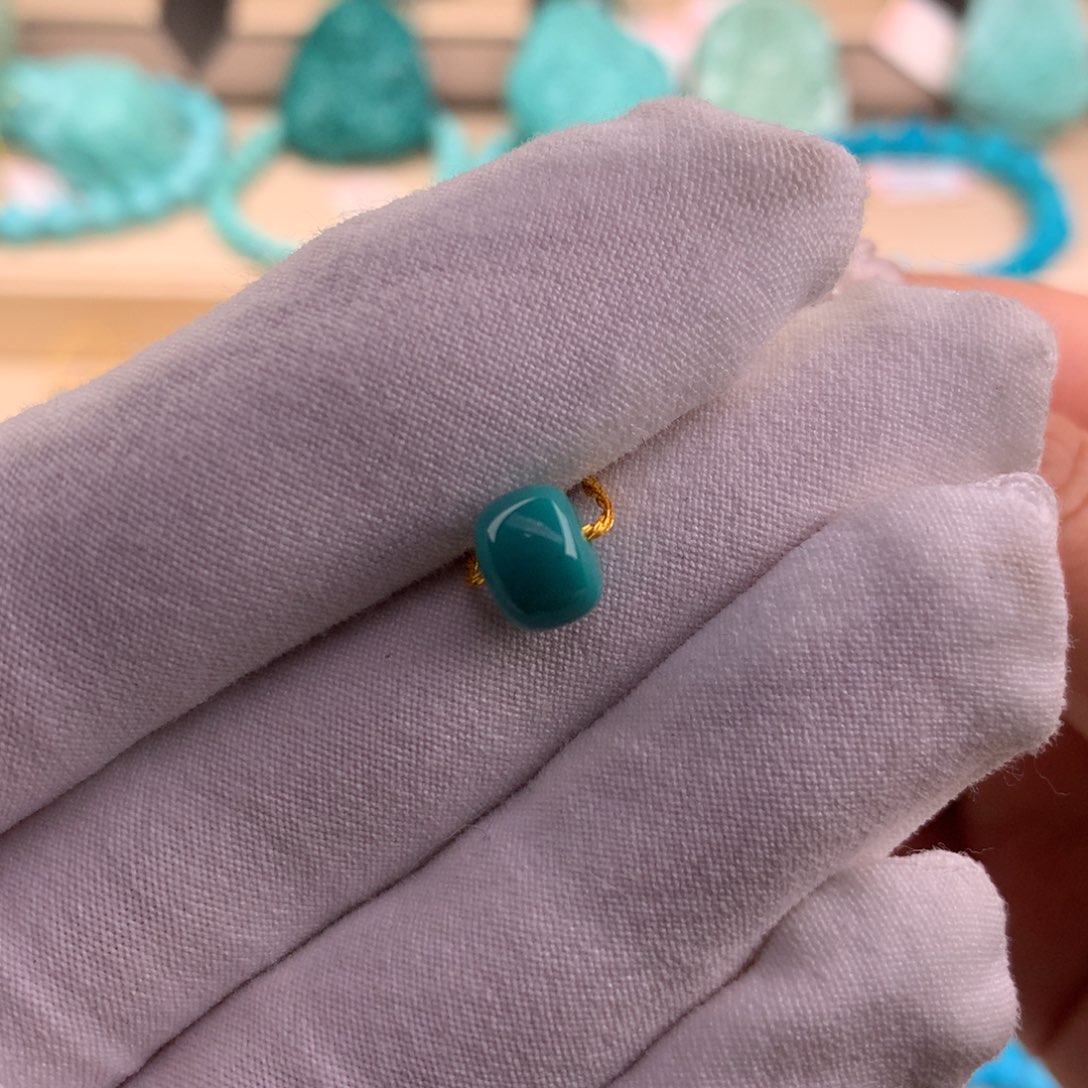 绿松石珠宝奇石未镶嵌8.1-5.9