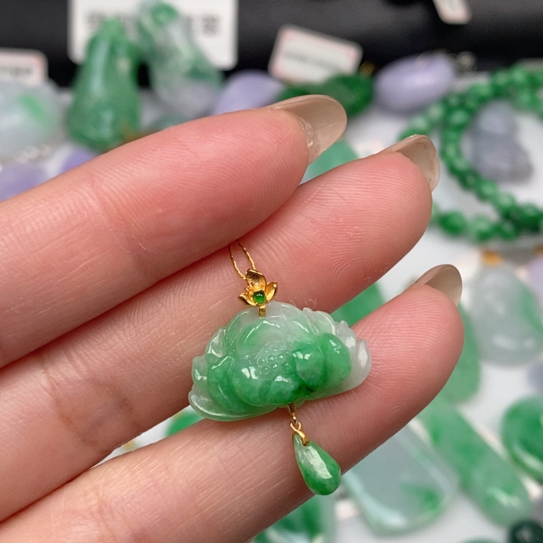 *****翡翠未镶嵌吊坠(不含链)