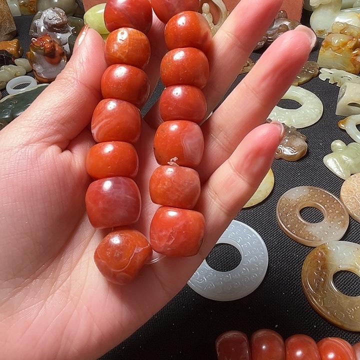 用***6南红玛瑙合金手链