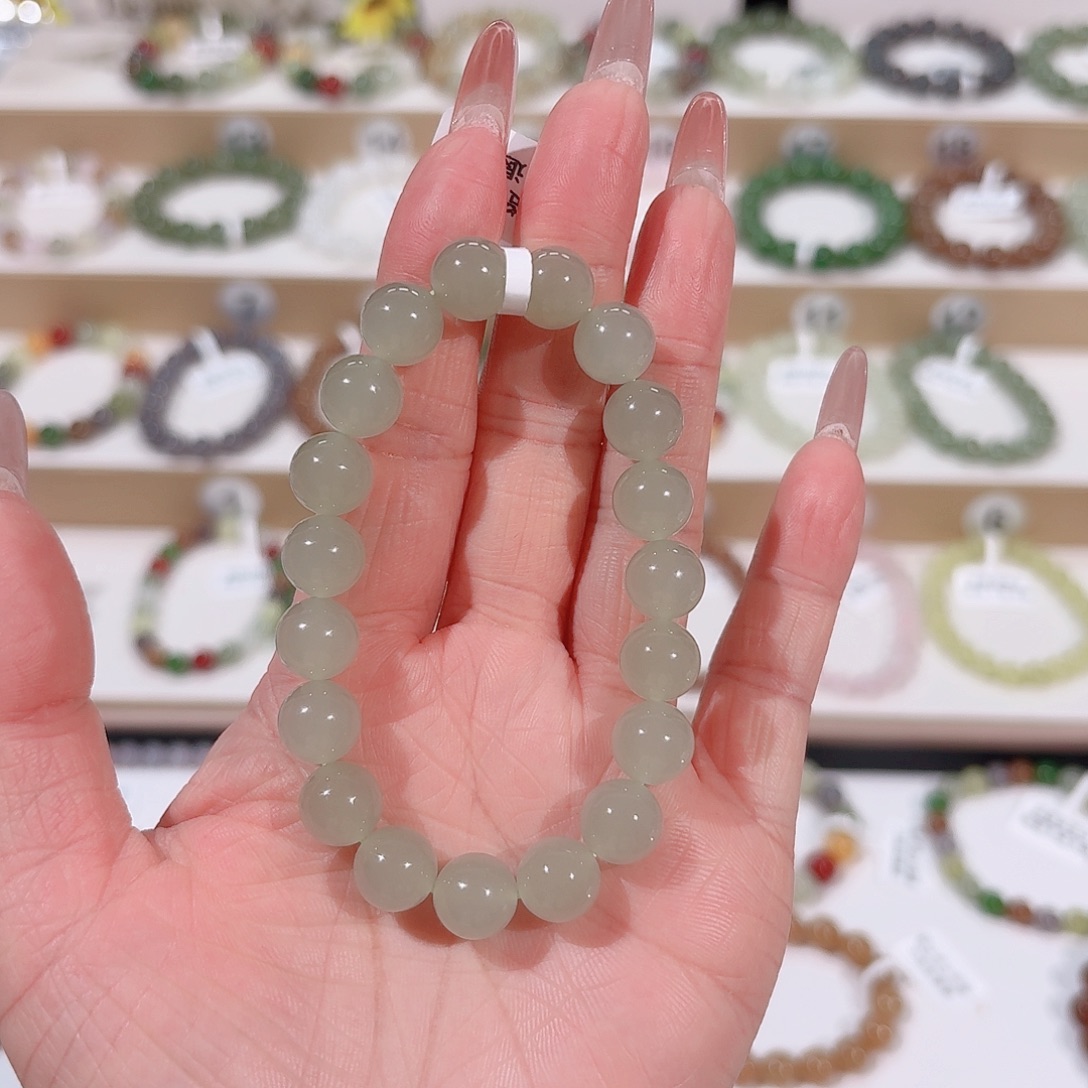 和田玉未镶嵌手串v