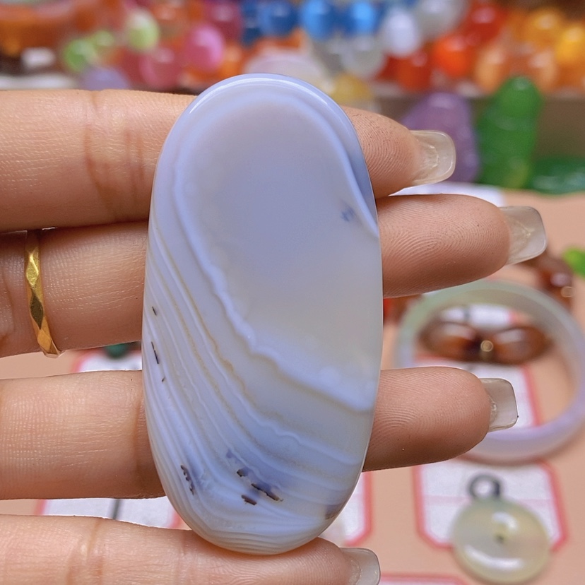 【闪购商品】玛瑙/玉髓玉牌未镶嵌B*M