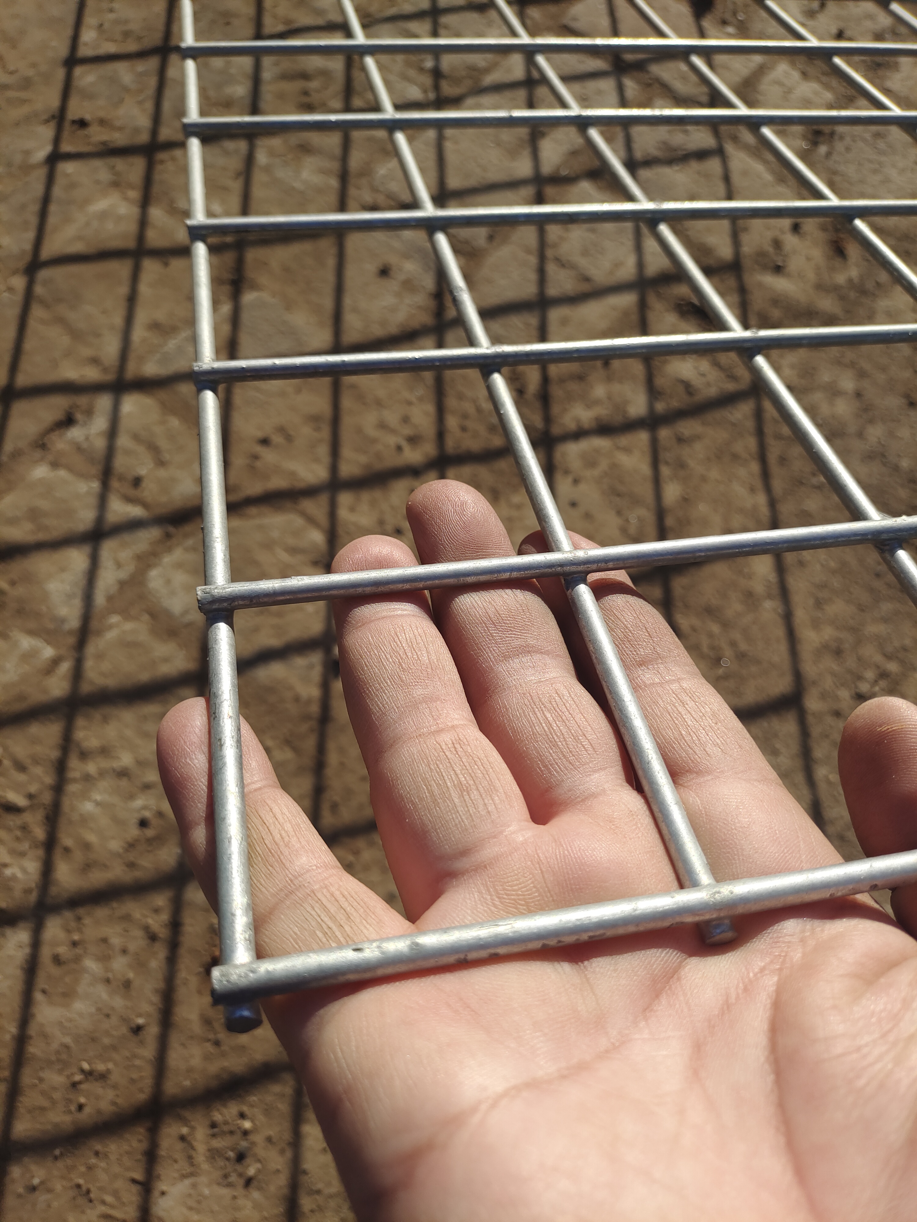 热镀锌狗笼网养猪养羊0.5×2.2米（10张）4.8毫米粗，6.5公分孔