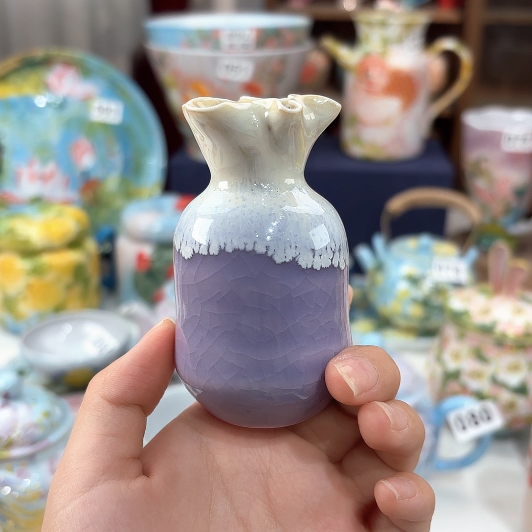 景德镇手绘高温釉下彩陶瓷茶具