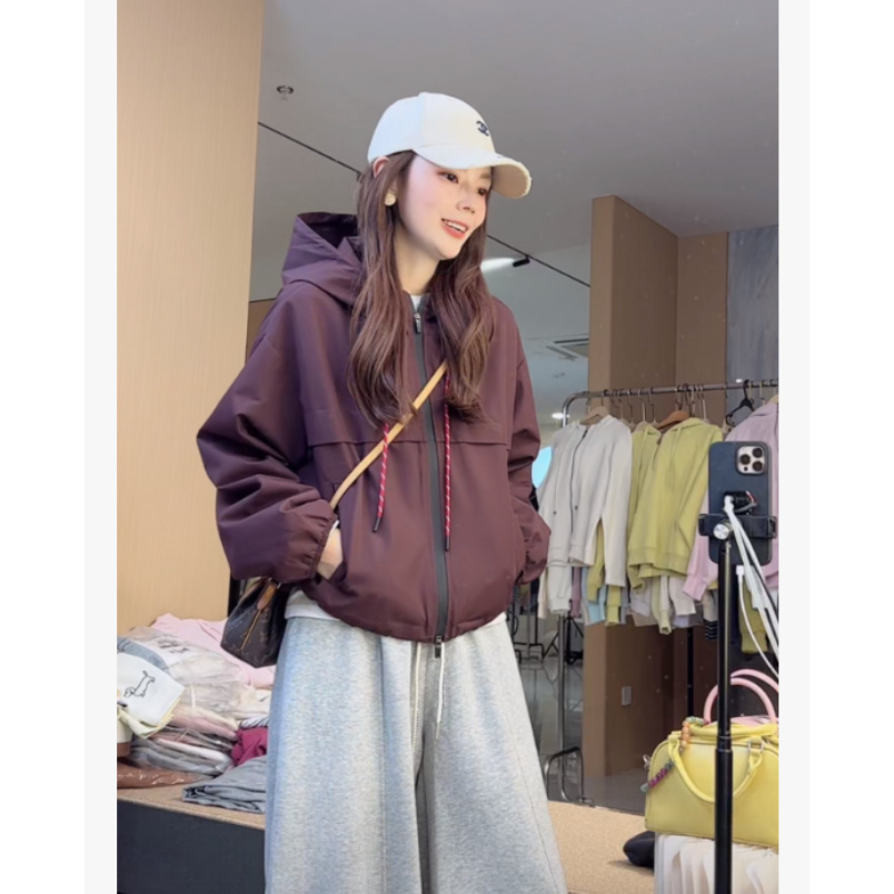 【断码高货福利清】防水防风冲锋衣冬款定制气质时尚休闲开衫外套