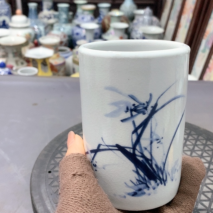 摆件陶博古架陶瓷摆件