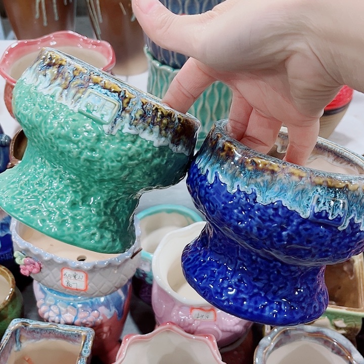 多肉陶瓷花盆满10元包邮