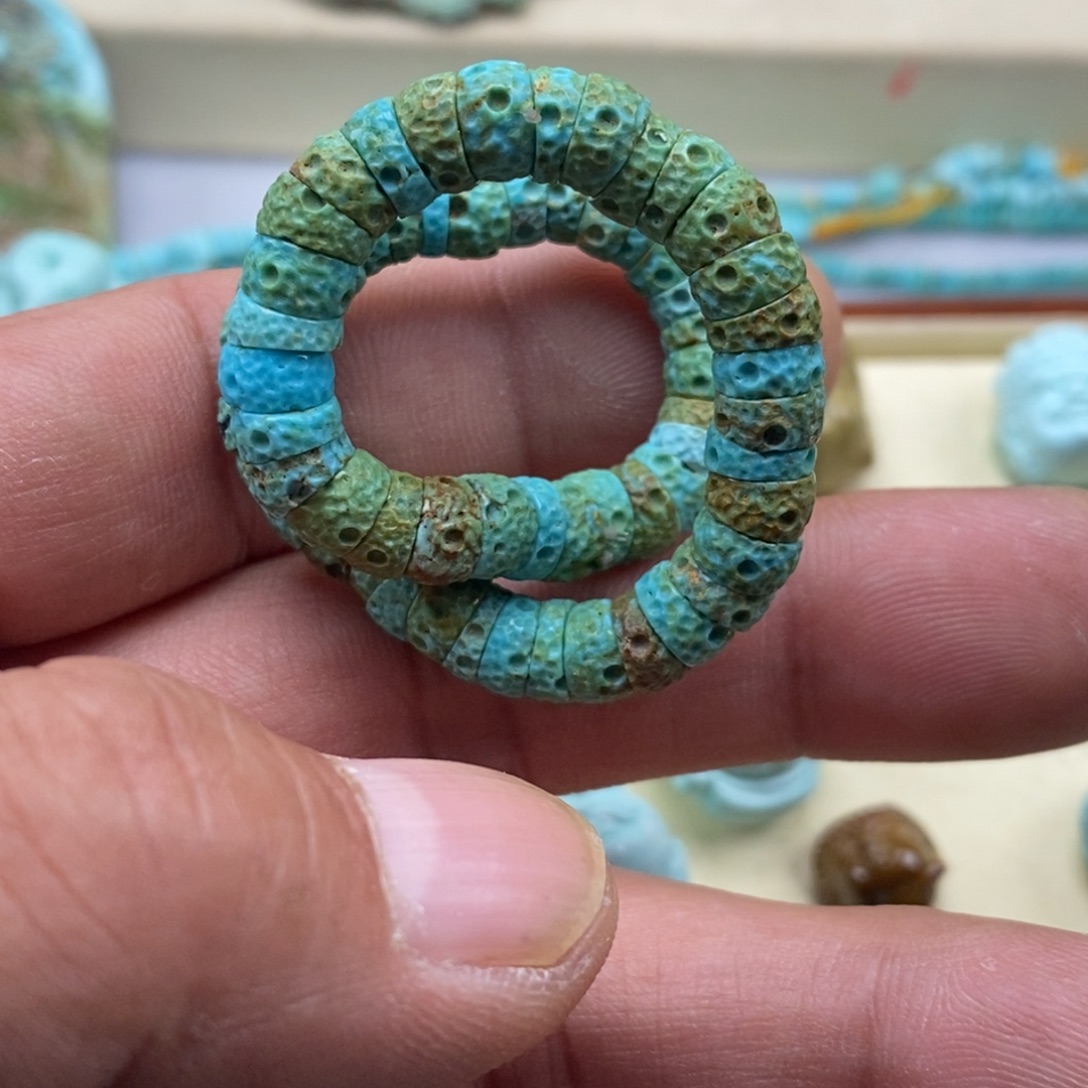 绿松石未镶嵌珠宝半成品