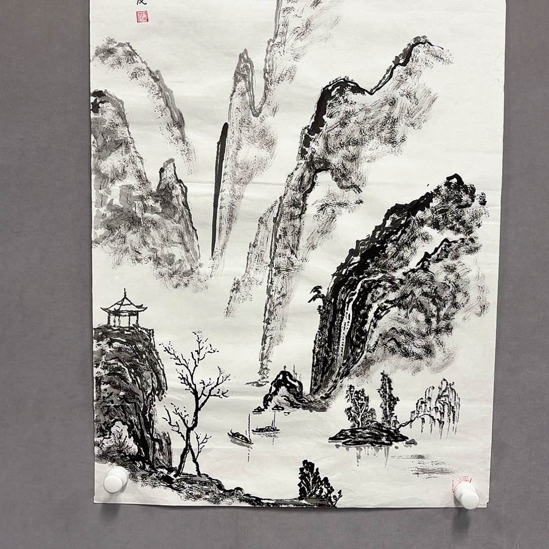 国画国画纯手绘作品请放心去藏