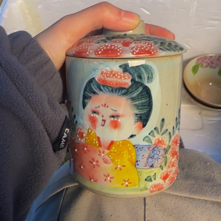 瓷片景德镇陶瓷手工手绘