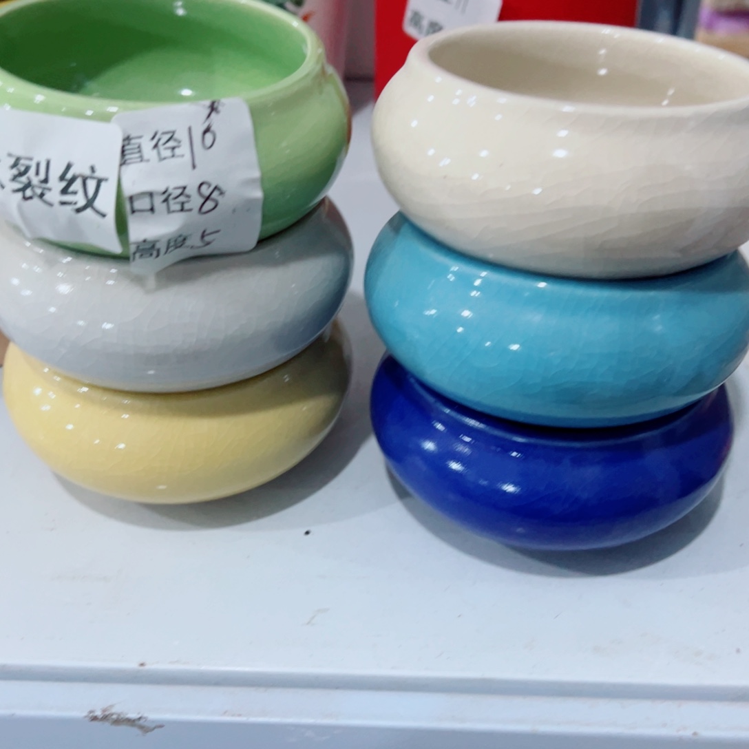 有孔，陶瓷花盆满10米包邮发货
