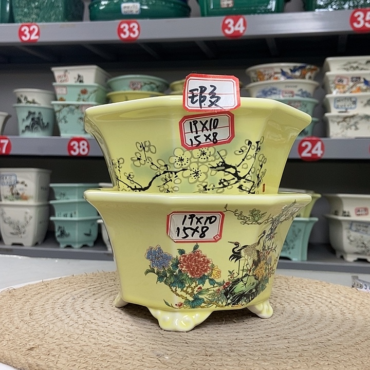 紫砂紫砂花盆8822