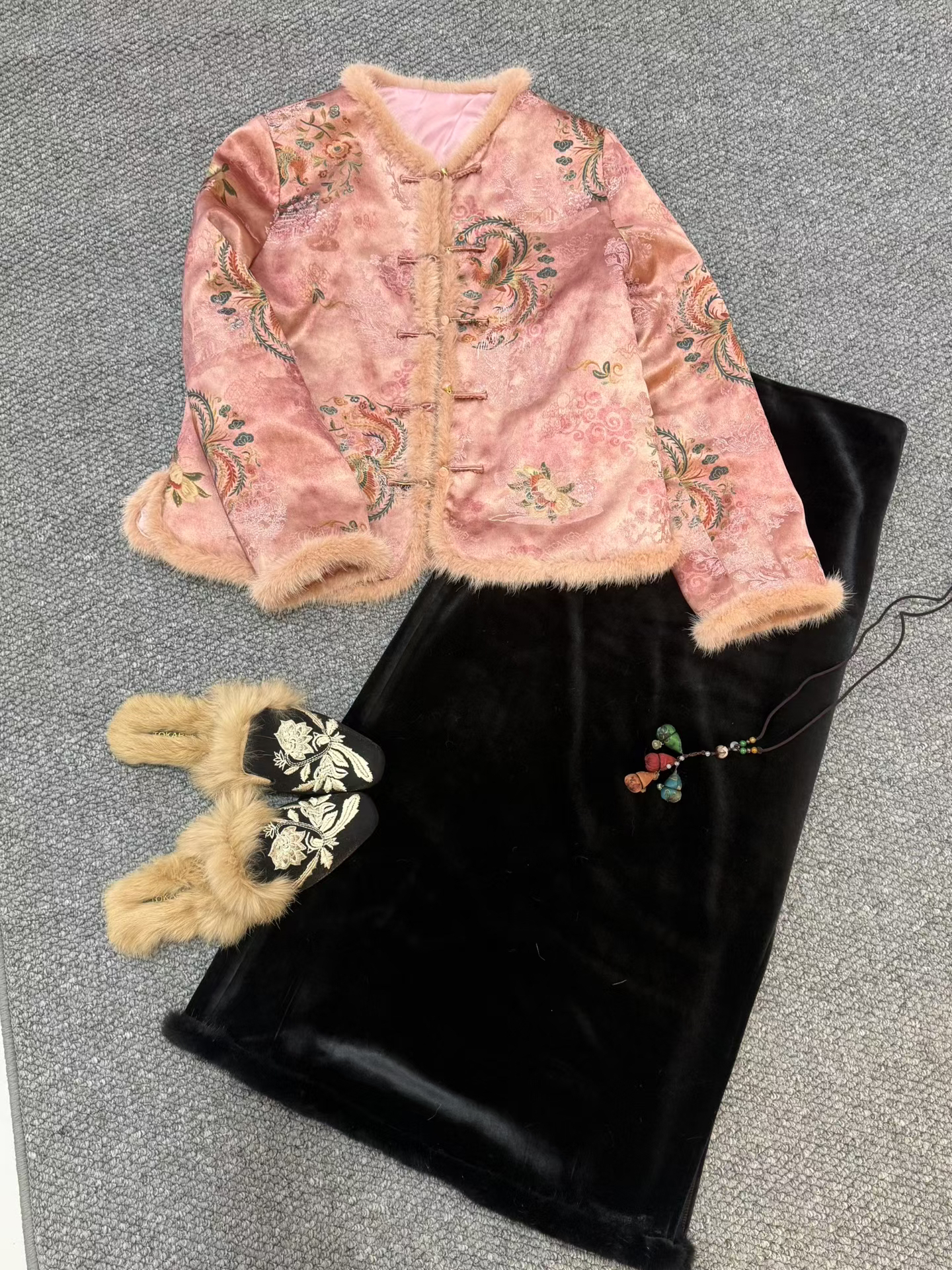 棉服，中式中国风加厚冬季复古