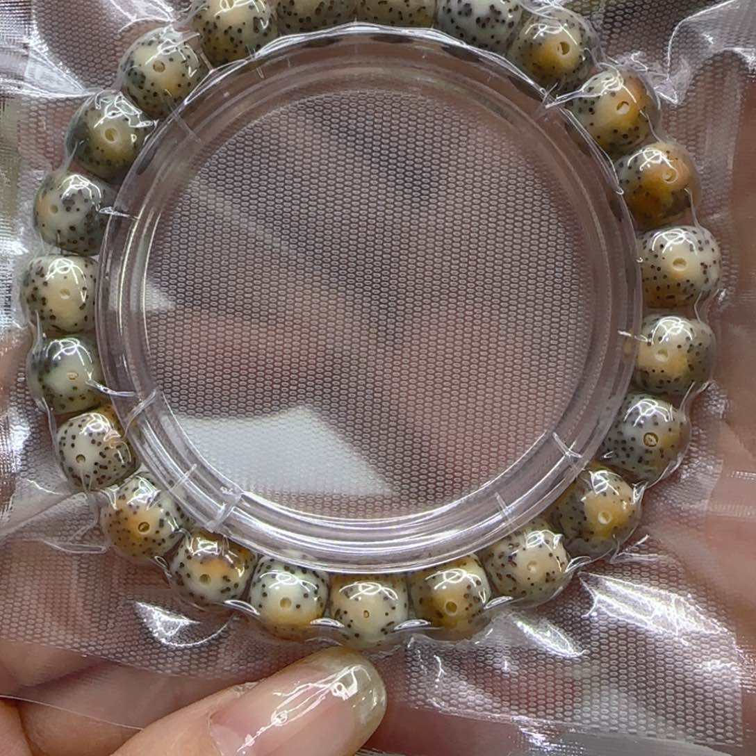 星月菩提手串21哈哈火烧云星月菩提1.0桶单圈