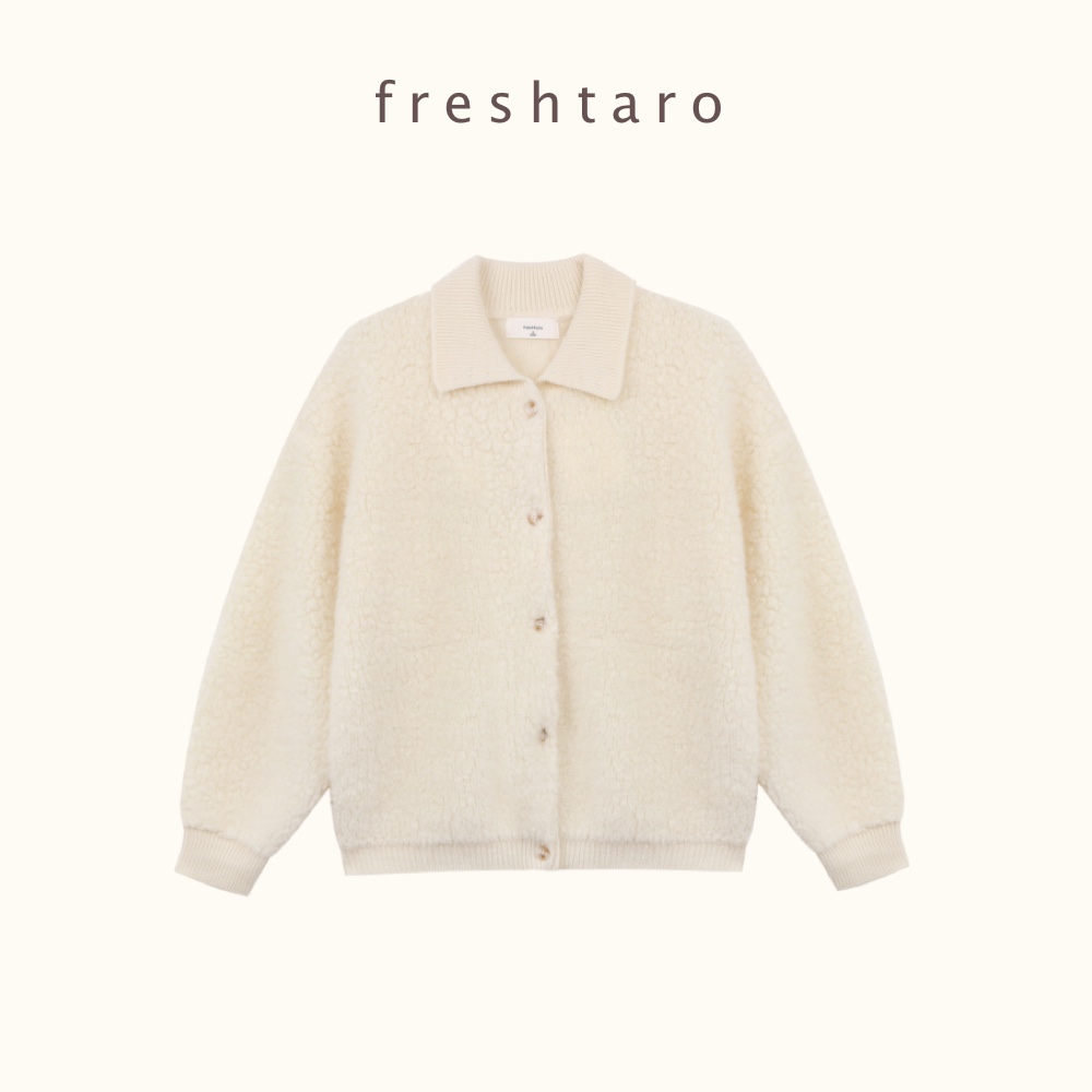 freshtaro 羊毛圈圈 两种版型超软糯厚实翻领和拉链连帽毛衣