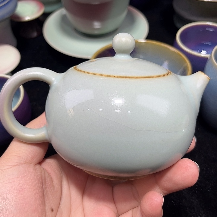 摆件陶钧窑茶器钧窑茶器