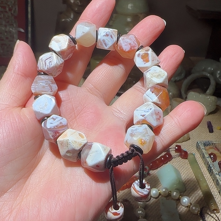 玛瑙/玉髓未镶嵌手链