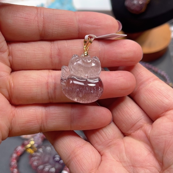 水晶颈饰未镶嵌订制