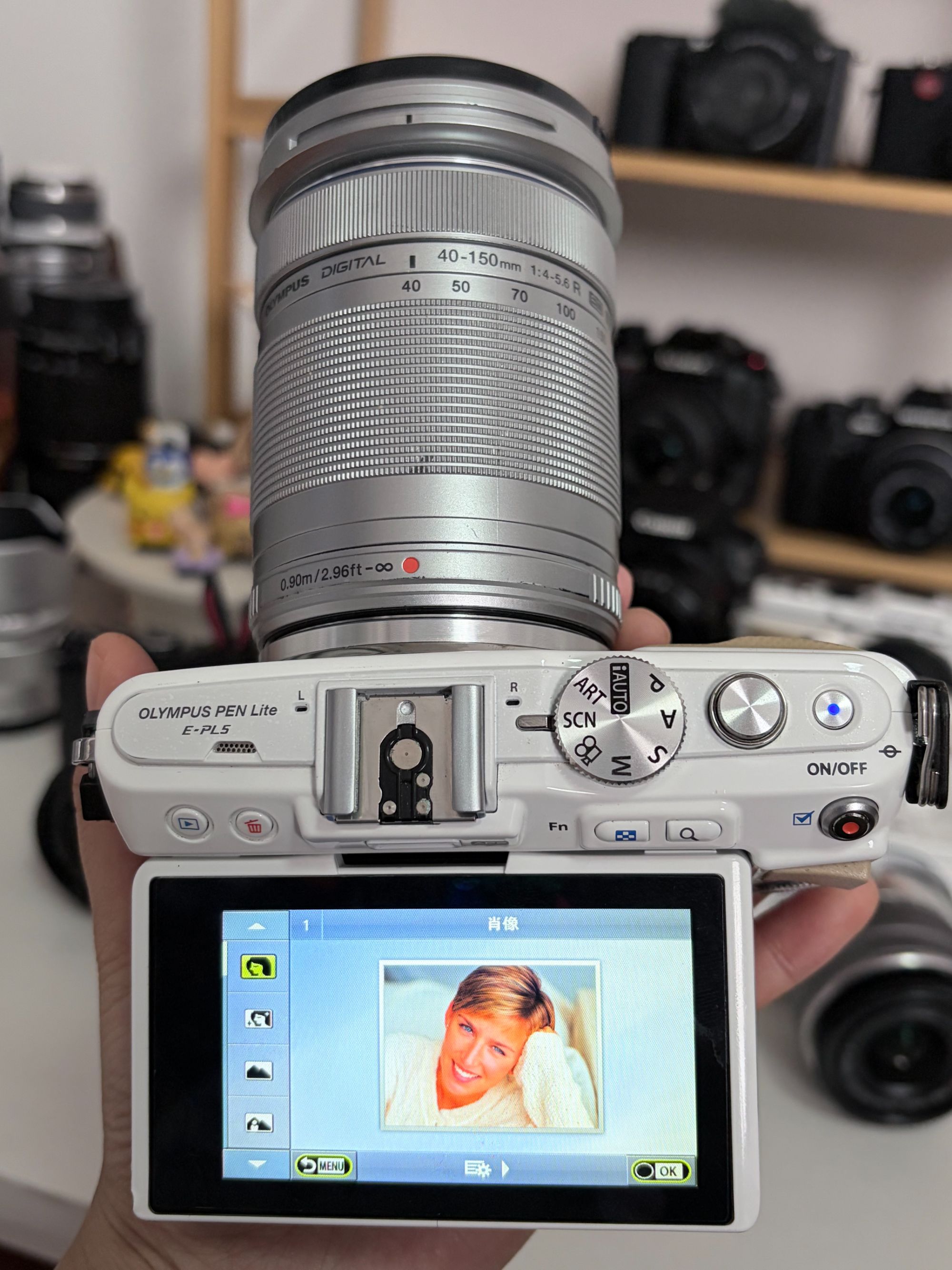 9新 Olympus/奥林巴斯 EPL5白色摄影高清自拍学生复古入门级便携