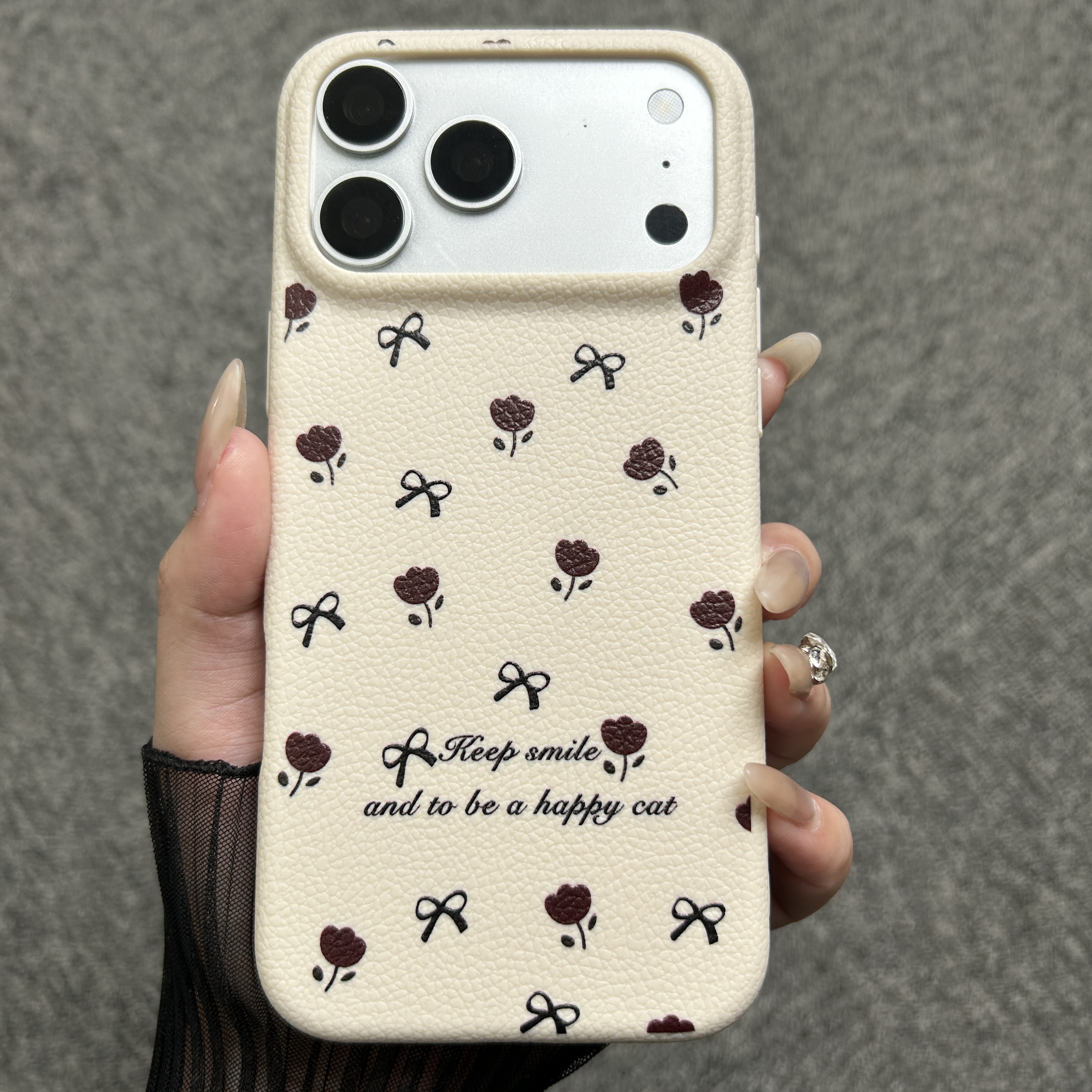 满屏红玫瑰蝴蝶结适用于苹果手机壳TPU软胶镜头大开孔手机壳