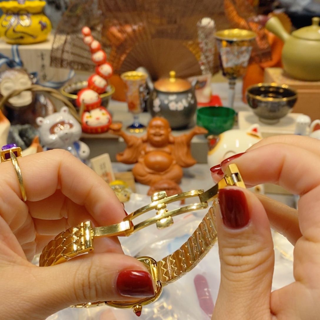 精钢小牛皮（革）精钢石英机芯-人工动能机芯