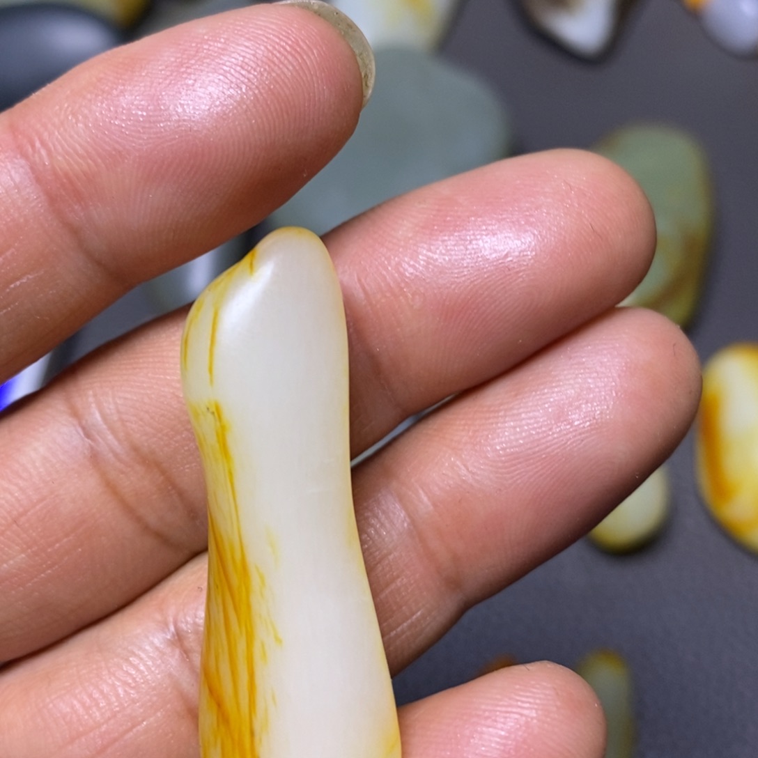 小***刀和田玉未镶嵌挂件