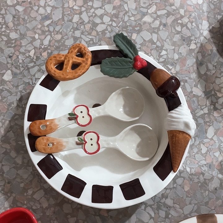 微瑕陶瓷完美主义者勿拍2勺1盘