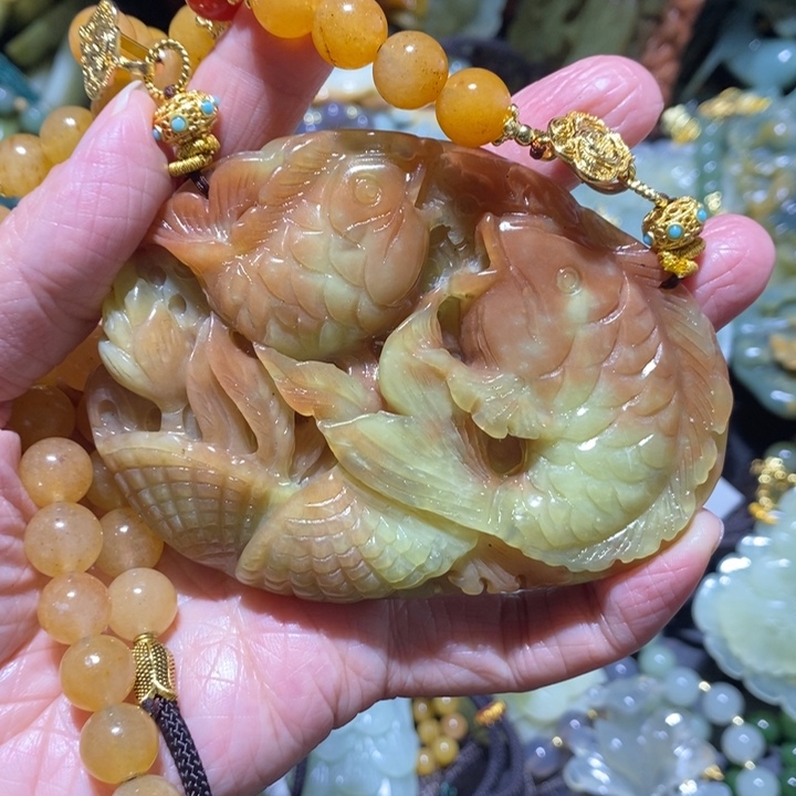 岫玉岫玉吊坠未镶嵌