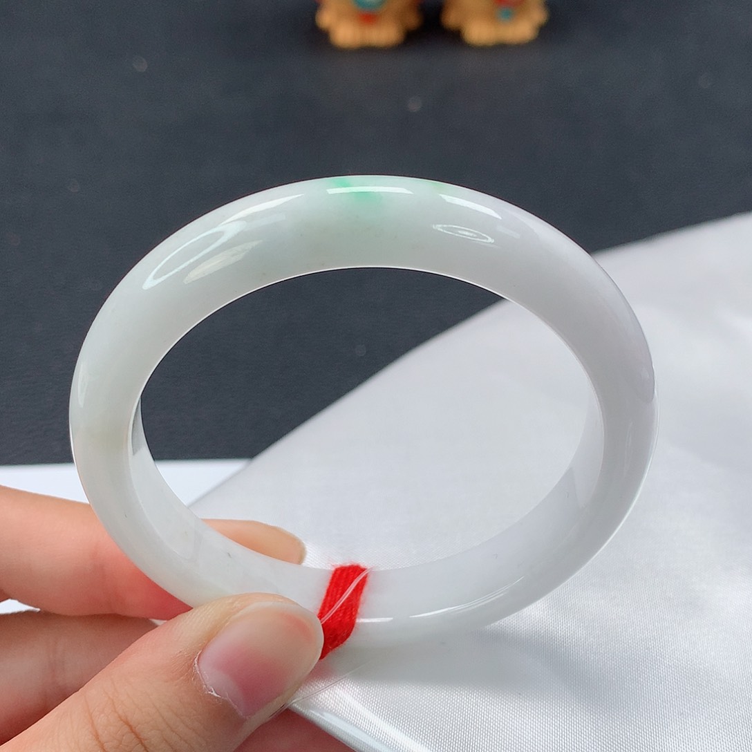 翡翠手镯未镶嵌正圈54.7翡翠手镯1