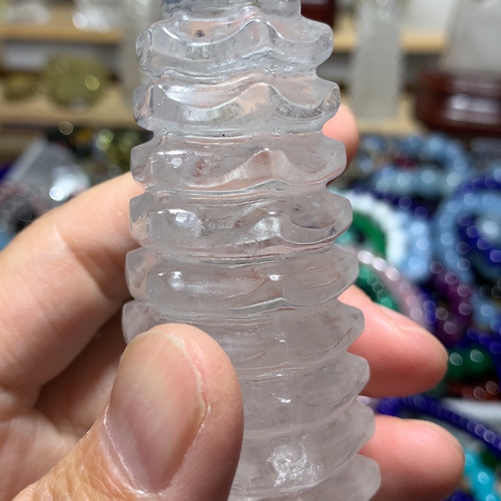 摆件水晶未镶嵌九层文昌塔