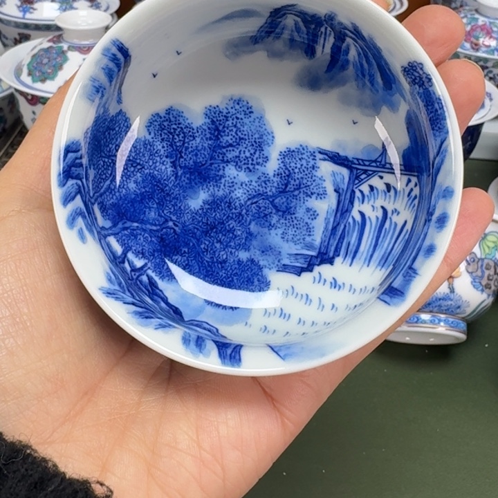 沙沙手工手绘茶具214