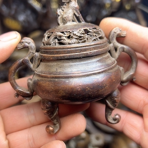 铜制文玩把玩物件