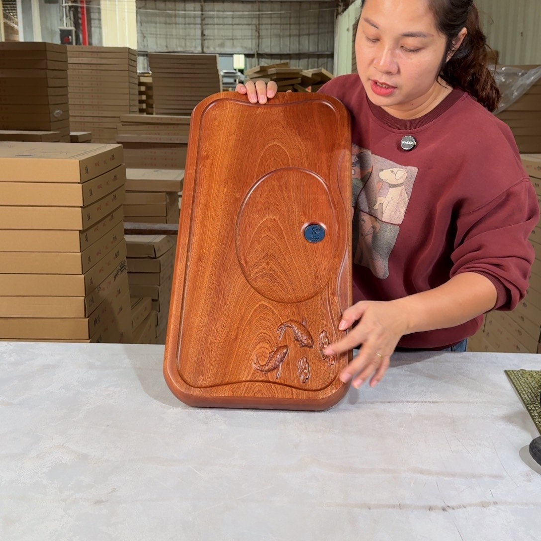 花梨木茶盘60*30尺寸