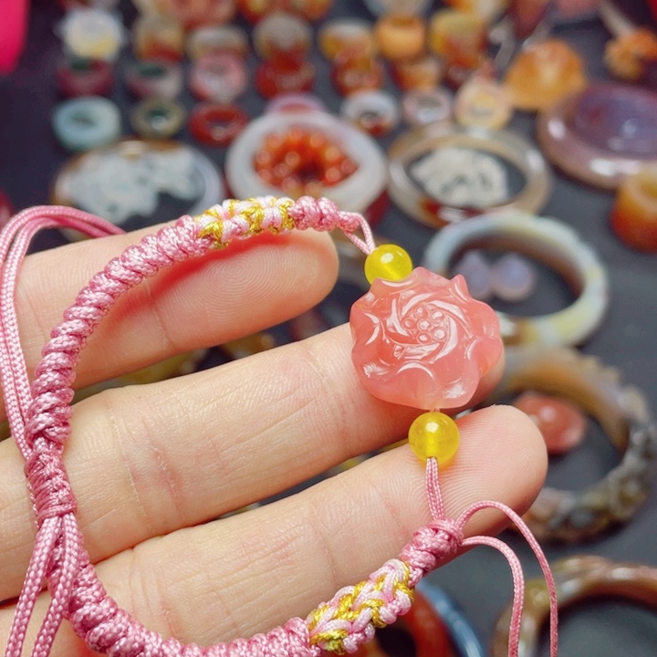 玛瑙/玉髓手链未镶嵌