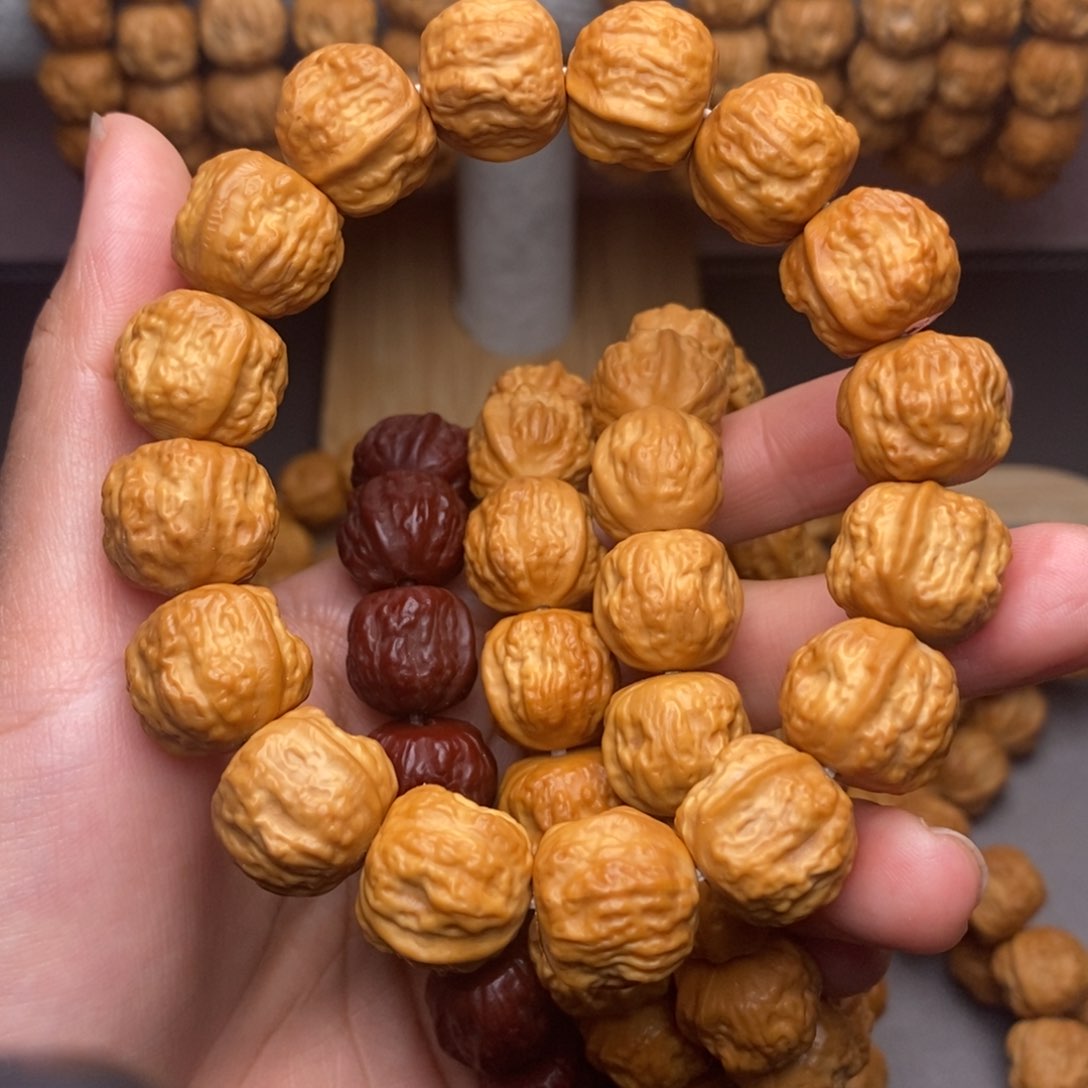 猴头核桃手串用****9金蟾蛤蟆头