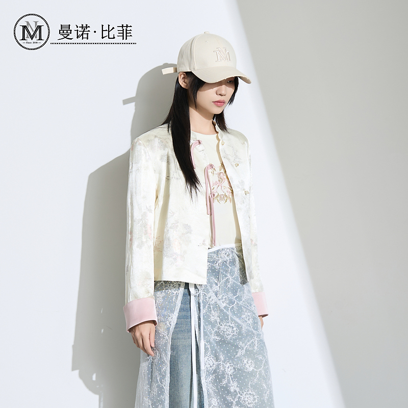 【芊芊专属】秋季醋酸新中式国风盘扣外套MFJG132191