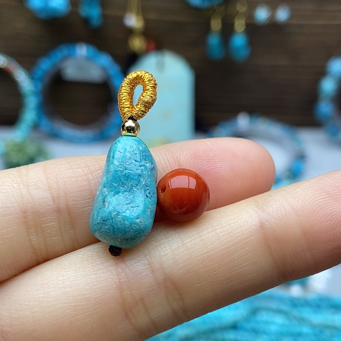 南红玛瑙未镶嵌玉化绿随行