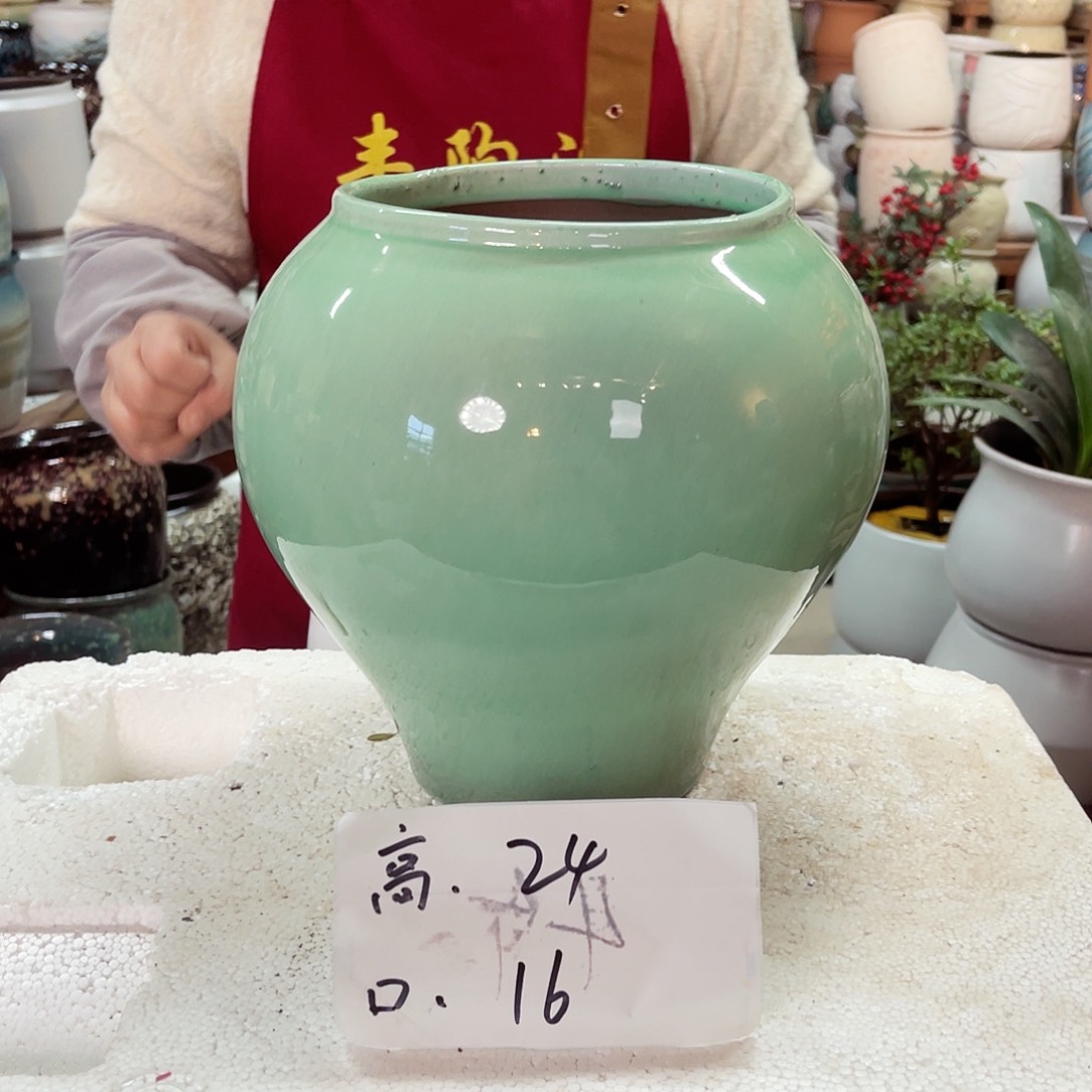 紫砂花盆高度24口径16
