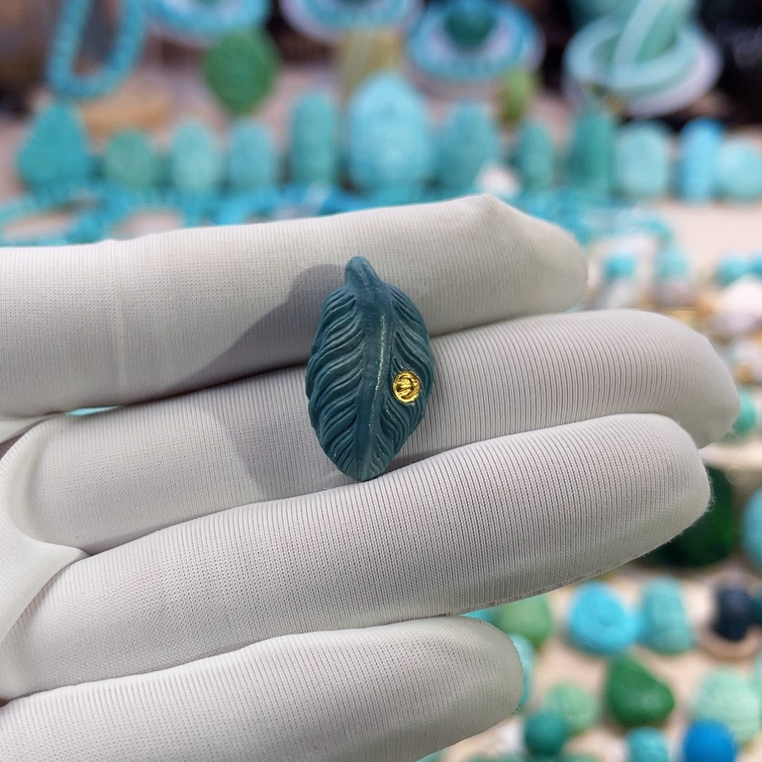 绿松石珠宝奇石未镶嵌