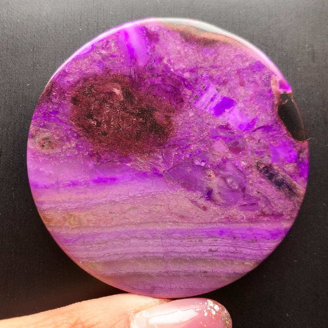 苏纪石（舒俱来）未镶嵌圆牌