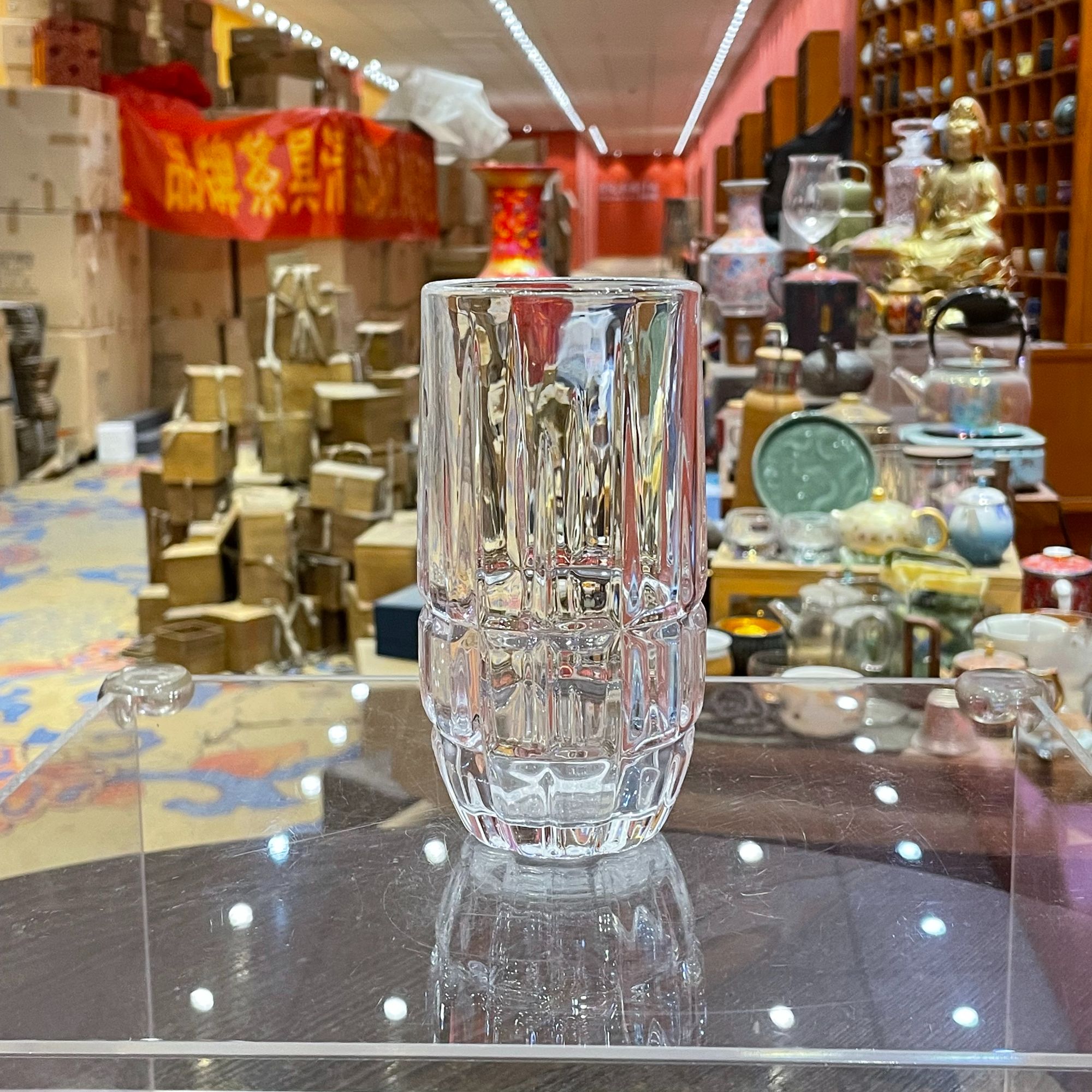 【闪购商品】方格蛋形高杯，394319