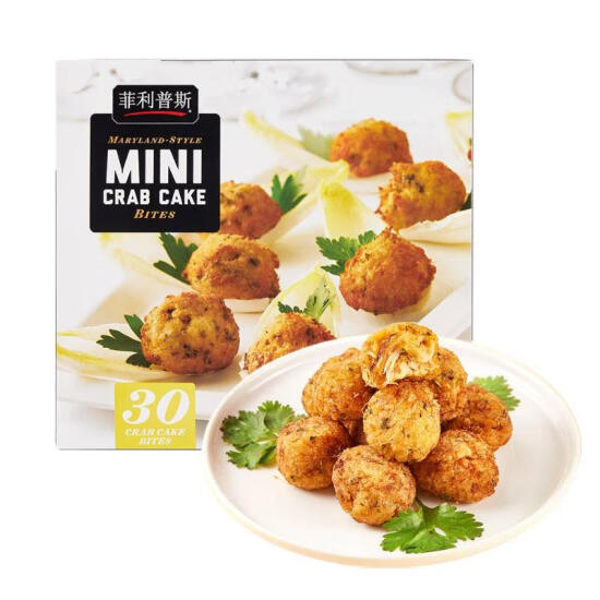  马里兰风味迷你蟹肉饼 425g